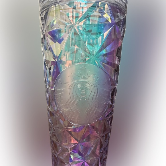 NWT | Starbucks 2023 Holiday Iridescent Winter White Cold Cup Tumbler- V… - Picture 3 of 3
